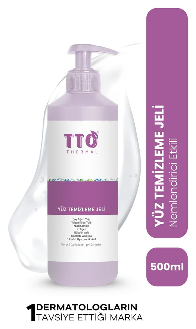 ژل شستشوی صورت TTO 500 ml برای پوست نرمال، آکنهای و رزاسه ژل شستشوی صورت TTO 500 ml برای پوست نرمال، آکنهای و رزاسه