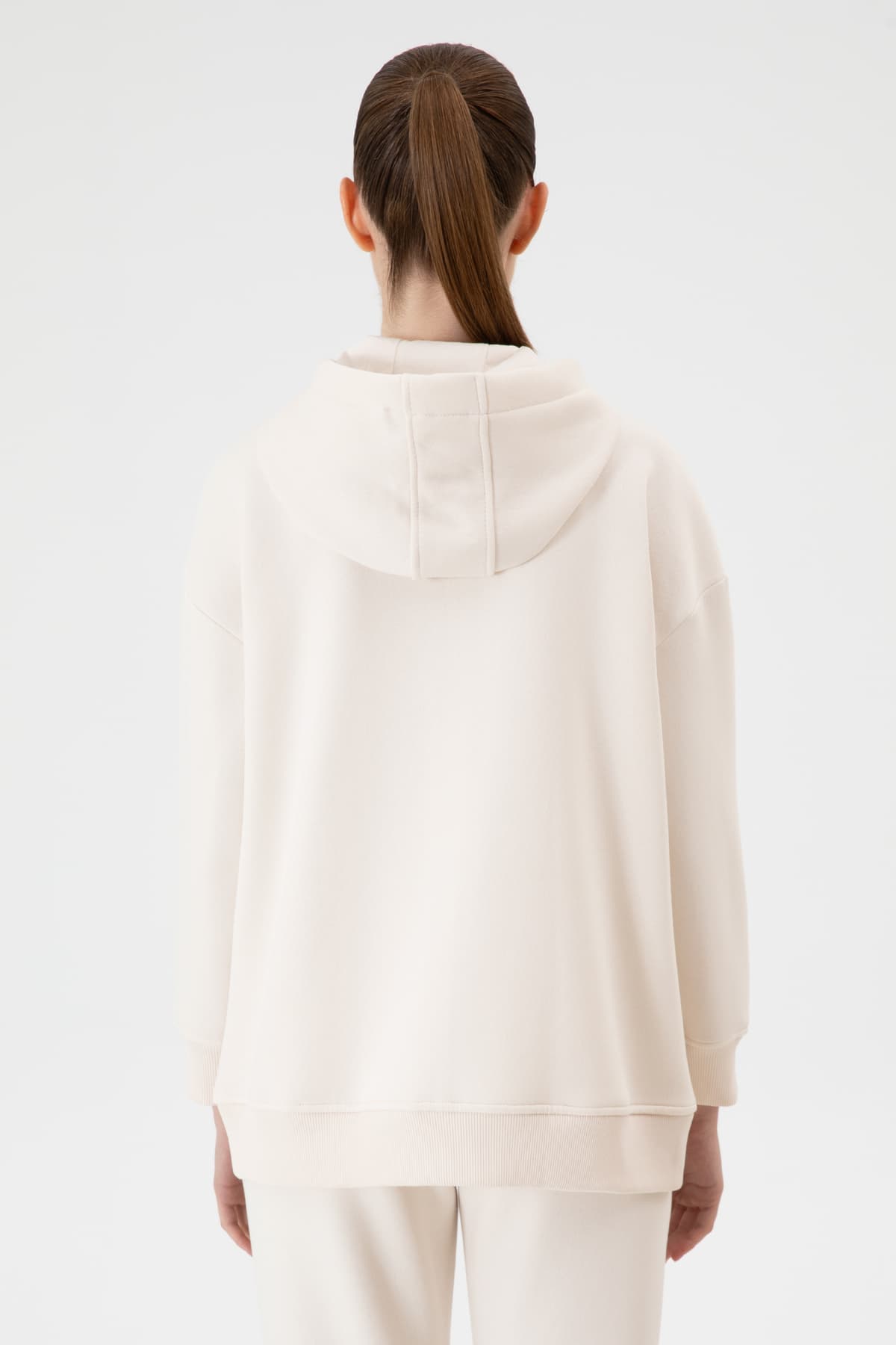سویشرت زنانه U.S. Polo Assn. کلاهدار شاردون کرمی مدل 50314130-VR071 سویشرت زنانه U.S. Polo Assn. کلاهدار شاردون کرمی مدل 50314130-VR071