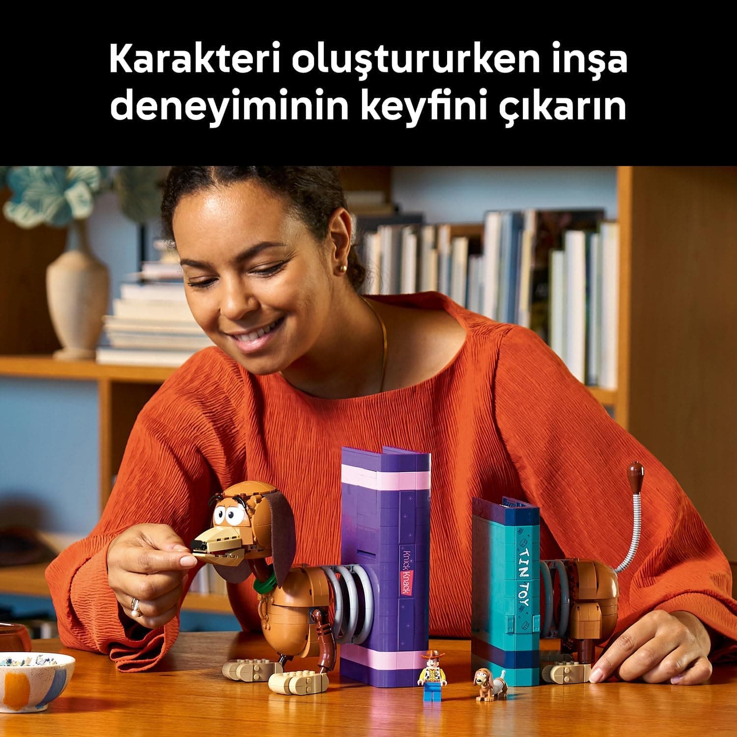 لگو Disney Pixar Toy Story پایه کتاب سگ Slinky مدل 43301 لگو Disney Pixar Toy Story پایه کتاب سگ Slinky مدل 43301