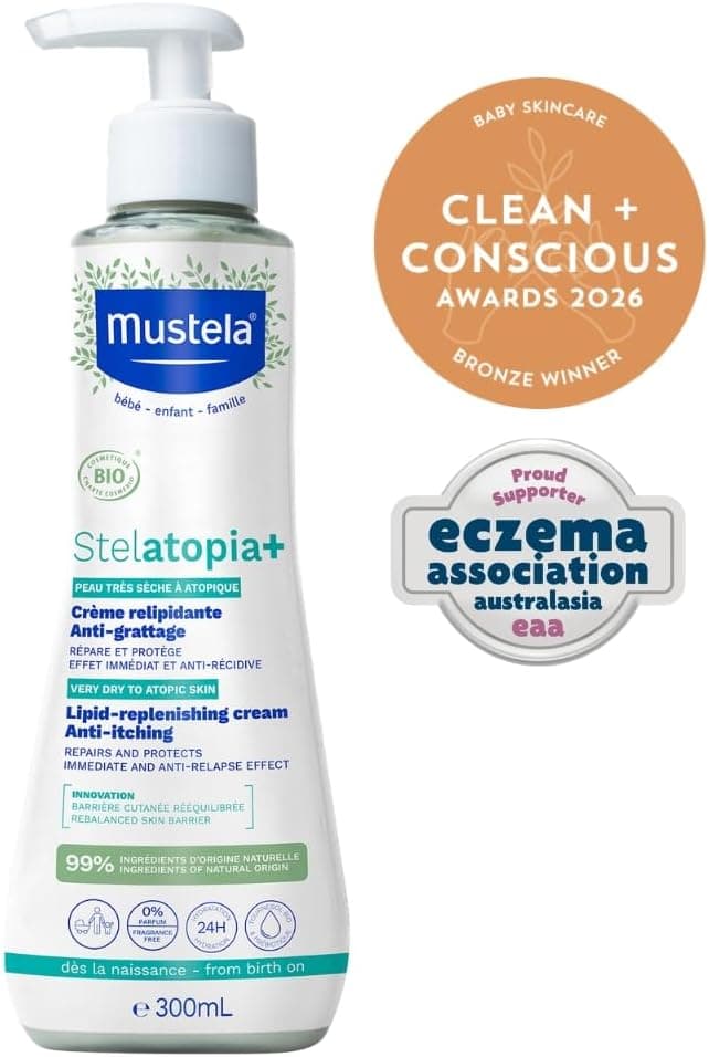 کرم بازسازیکننده سد پوستی Mustela مدل Stelatopia 300ml کرم بازسازیکننده سد پوستی Mustela مدل Stelatopia 300ml