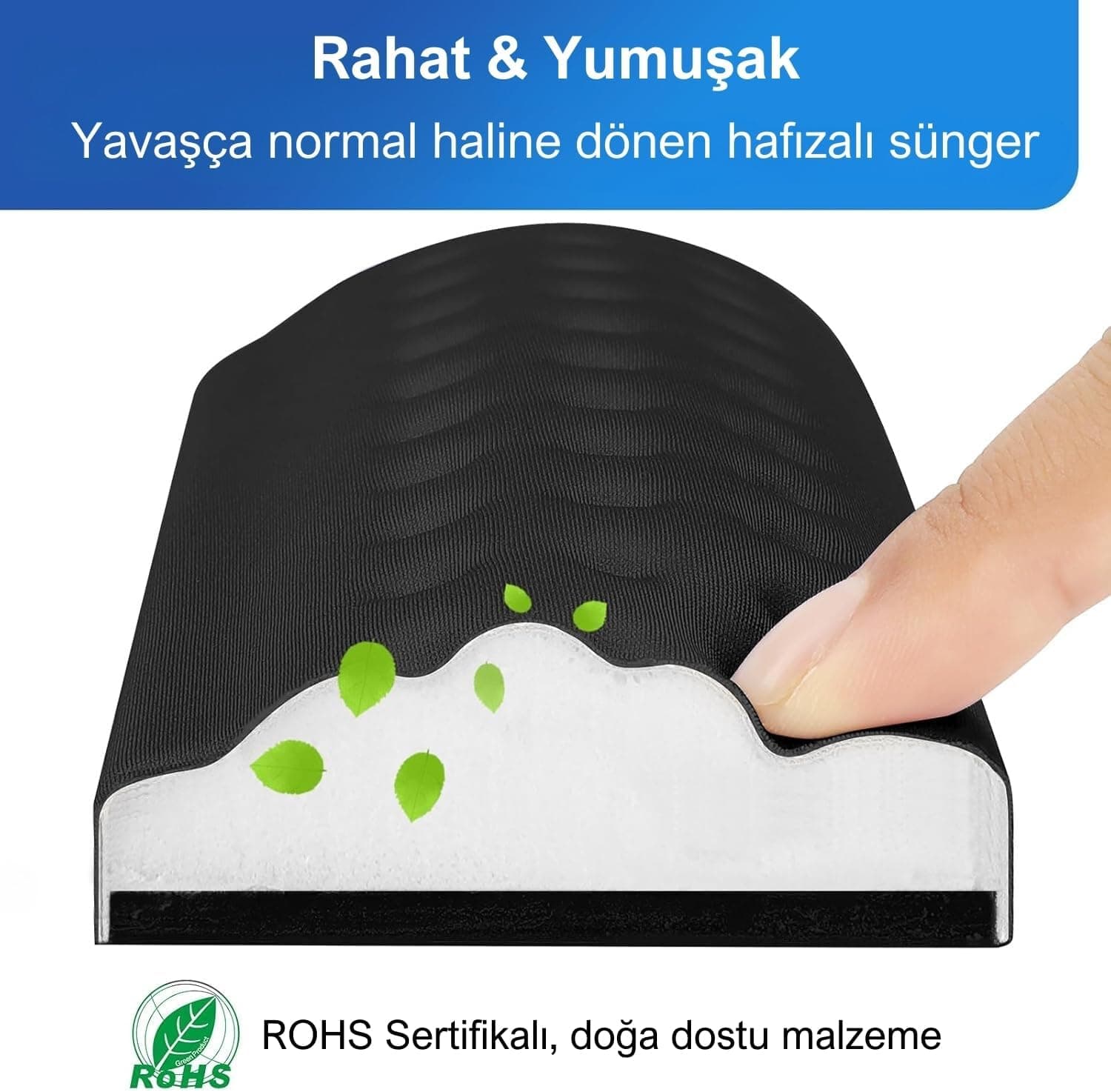 ست استراحت مچ دست کیبورد و ماوس گیمینگ KlasseGear با پایه ضدلغزش، پارچه تنفسپذیر و کاهشدهنده درد مدل ErgoPad مشکی ست استراحت مچ دست کیبورد و ماوس گیمینگ KlasseGear با پایه ضدلغزش، پارچه تنفسپذیر و کاهشدهنده درد مدل ErgoPad مشکی