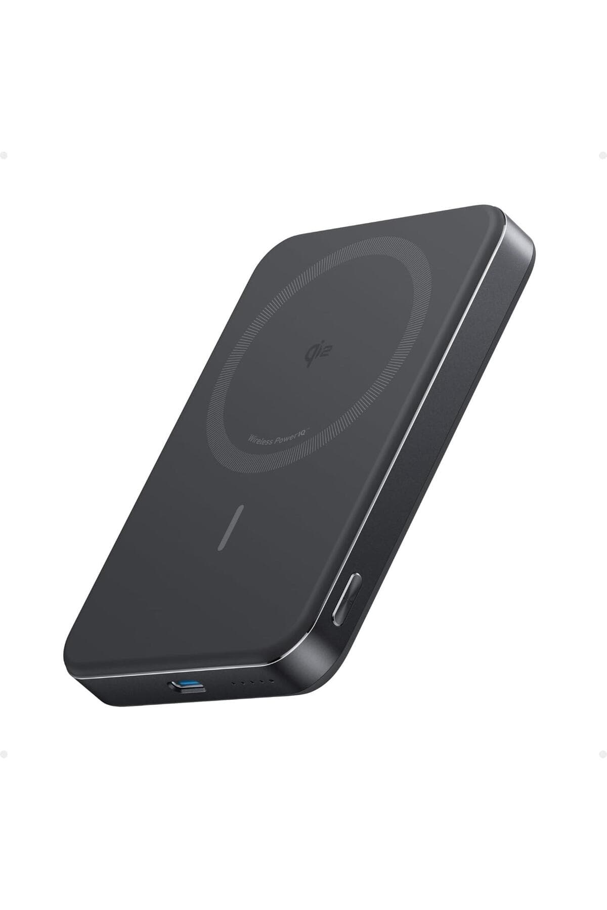 پاوربانک Anker MagGo با ظرفیت 10.000 mAh شارژ بیسیم مغناطیسی مشکی مدل A1664 پاوربانک Anker MagGo با ظرفیت 10.000 mAh شارژ بیسیم مغناطیسی مشکی مدل A1664
