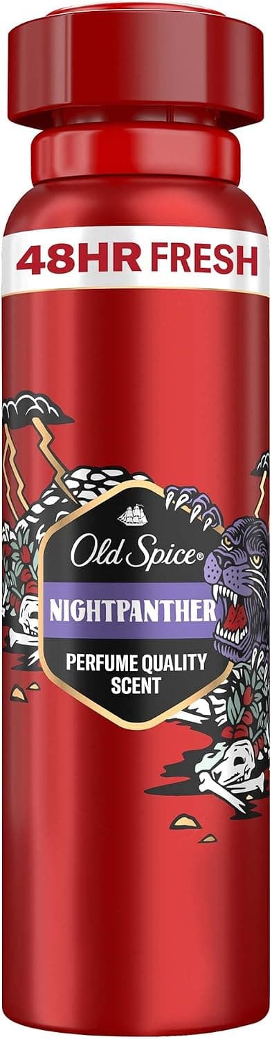 دئودورانت اسپری بدن مردانه Old Spice Night Panther 150 ml دئودورانت اسپری بدن مردانه Old Spice Night Panther 150 ml
