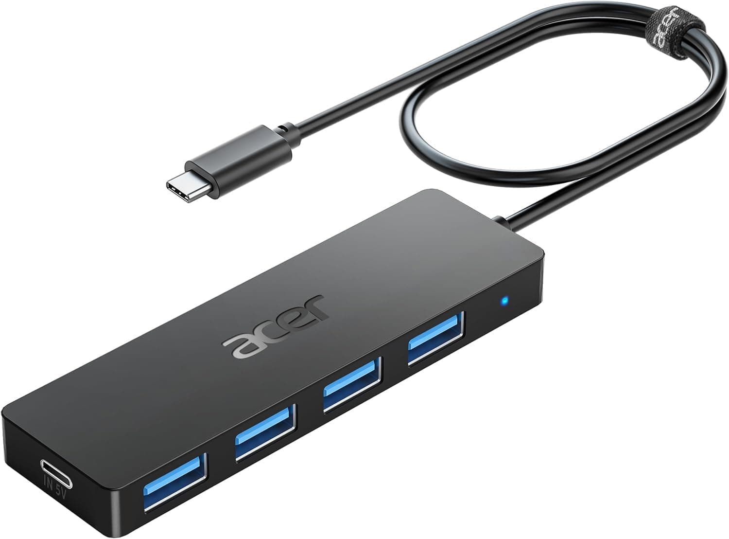 هاب USB چهارپورته Acer باریک 5Gbps با طول 60cm هاب USB چهارپورته Acer باریک 5Gbps با طول 60cm