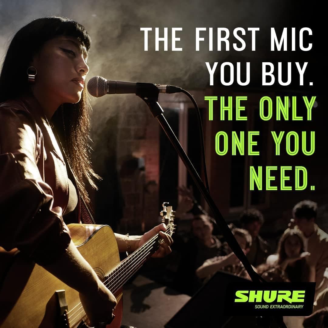 میکروفون ووکال Shure داینامیک کاردیوئید مدل SM58 به همراه کابل XLR 7.5m میکروفون ووکال Shure داینامیک کاردیوئید مدل SM58 به همراه کابل XLR 7.5m