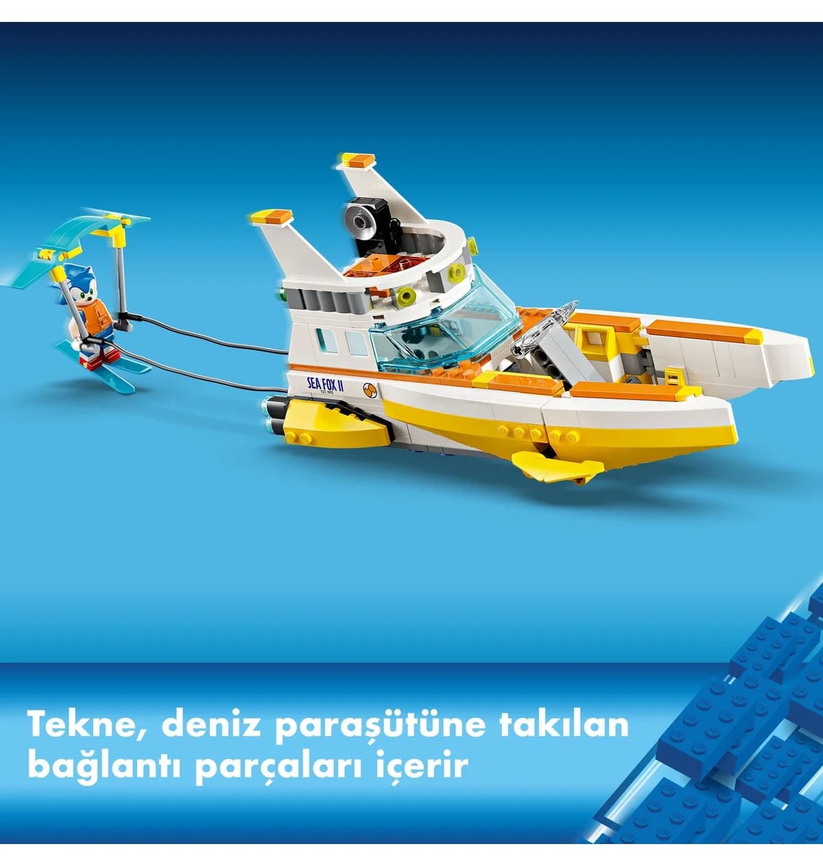 لگو Sonic the Hedgehog قایق ماجراجویی Tails مدل 76997 393P لگو Sonic the Hedgehog قایق ماجراجویی Tails مدل 76997 393P