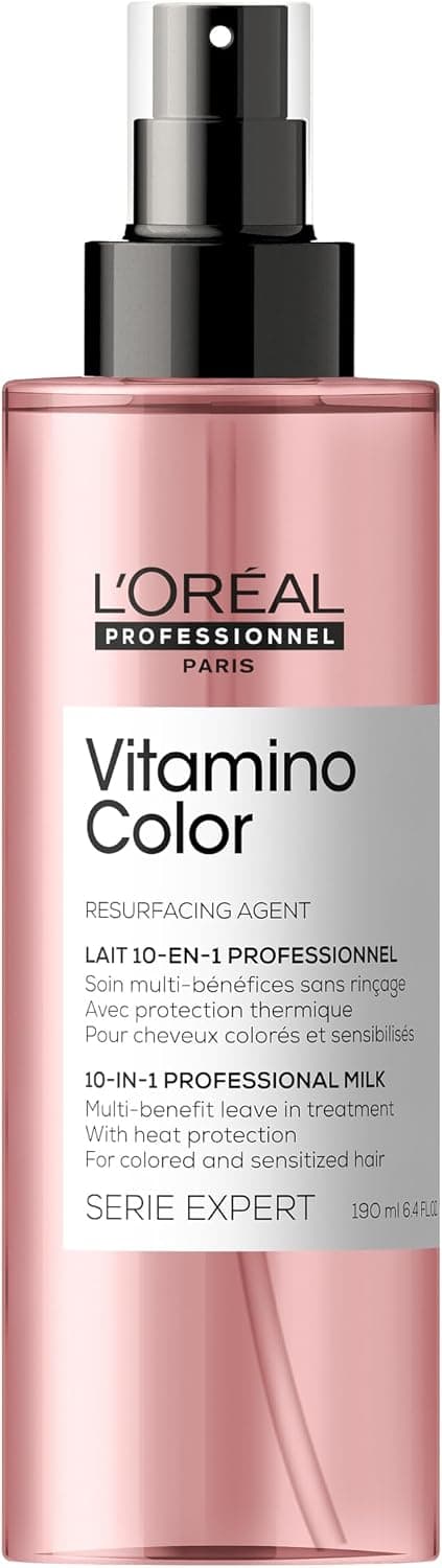 اسپری مراقبت مو برای موهای رنگشده L'Oréal Professionnel Paris Serie Expert Vitamino Color با ۱۰ اثر 190ml اسپری مراقبت مو برای موهای رنگشده L'Oréal Professionnel Paris Serie Expert Vitamino Color با ۱۰ اثر 190ml