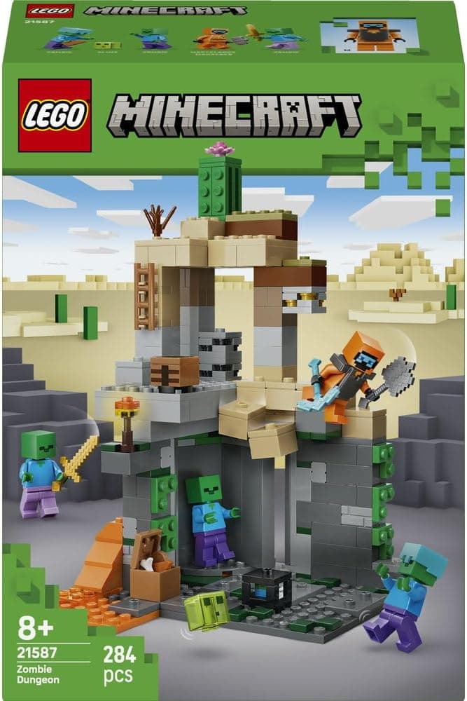 لگو Minecraft Zombie Dungeon مدل 21587 لگو Minecraft Zombie Dungeon مدل 21587
