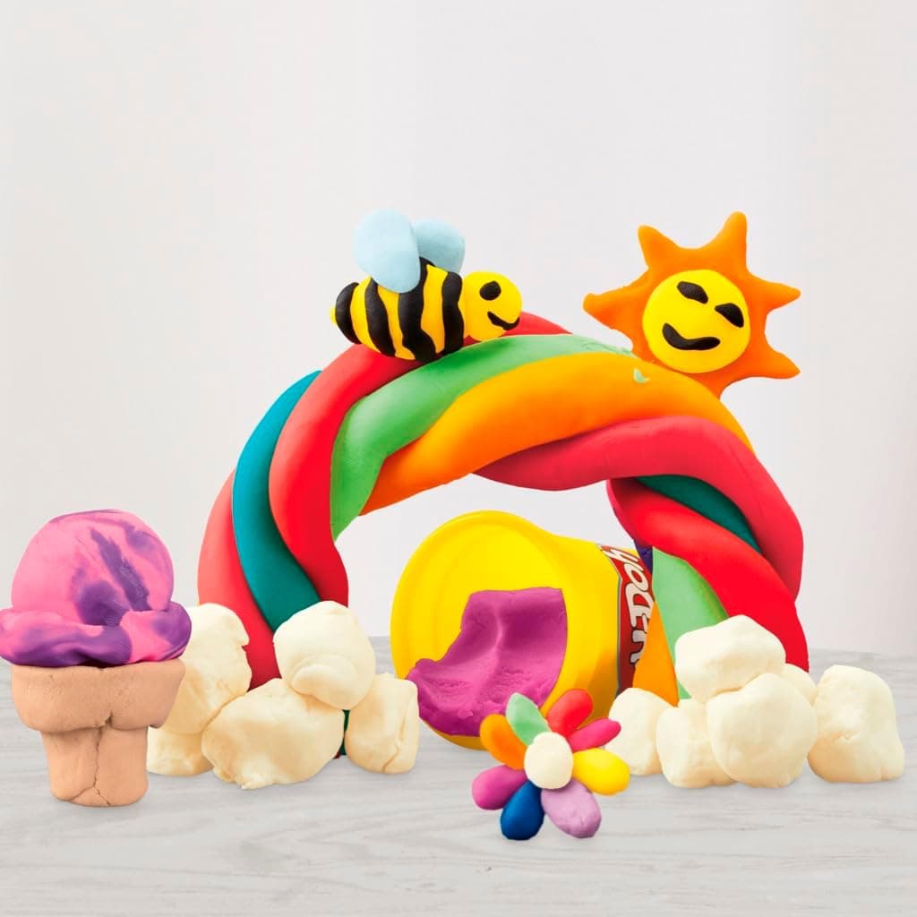 خمیر بازی کودکان دختر و پسر 2 سال به بالا Play-Doh بسته 22تایی رنگهای متنوع با قوطیهای 2 و 4 Ounce خمیر بازی کودکان دختر و پسر 2 سال به بالا Play-Doh بسته 22تایی رنگهای متنوع با قوطیهای 2 و 4 Ounce