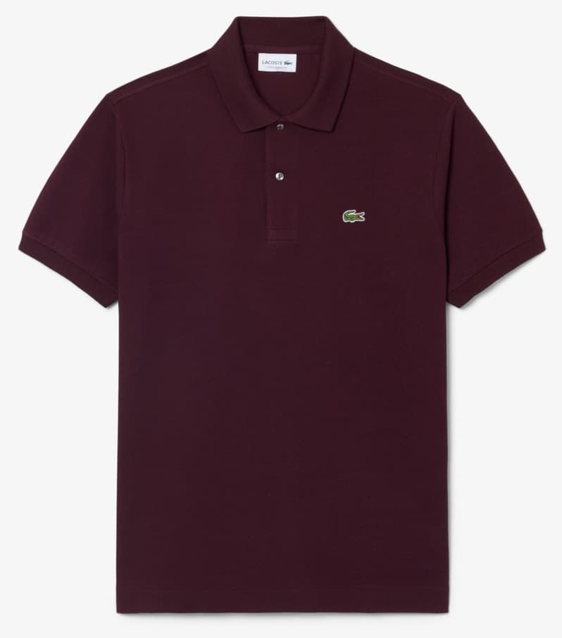 پولوشرت مردانه Lacoste فیت کلاسیک زرشکی مدل L.12.12 پولوشرت مردانه Lacoste فیت کلاسیک زرشکی مدل L.12.12