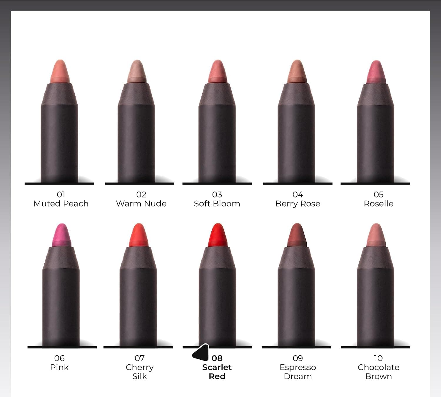 مداد لب ضدآب ابریشمی Note Cosmetics رنگ 08 Scarlet Red مداد لب ضدآب ابریشمی Note Cosmetics رنگ 08 Scarlet Red
