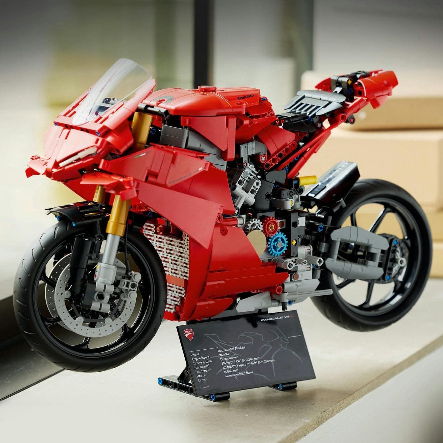لگو Technic Ducati Panigale V4 S موتورسیکلت مدل 42202 لگو Technic Ducati Panigale V4 S موتورسیکلت مدل 42202