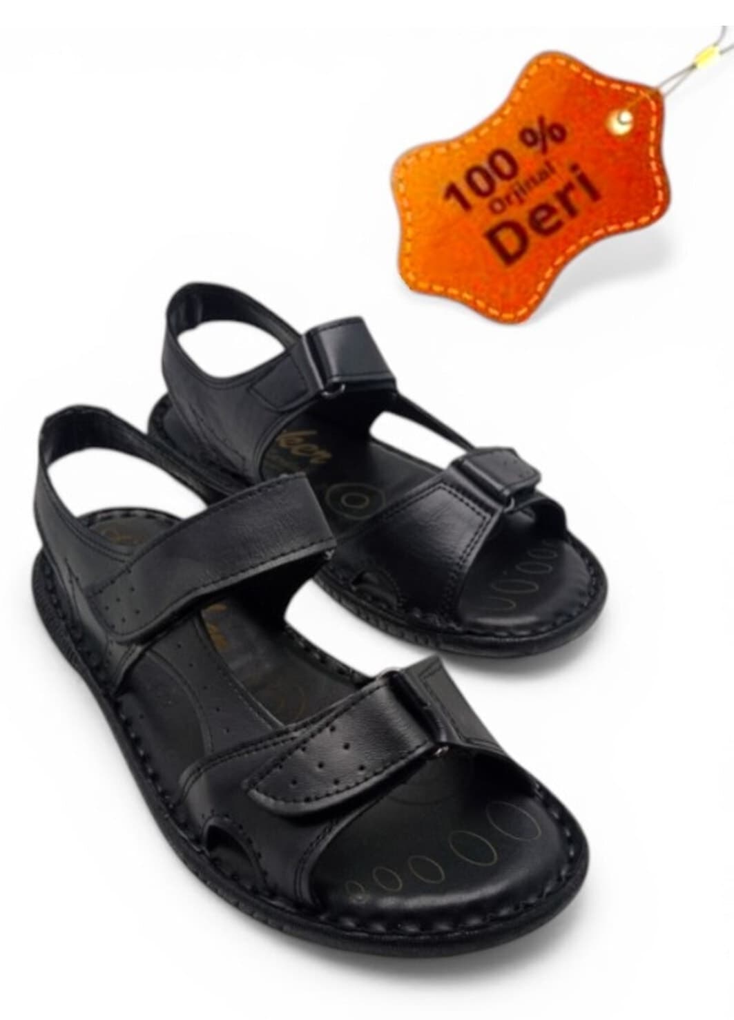 صندل مردانه MAGIC SHOES ارتوپدی تمام چرم طبیعی با کوسن پاشنه صندل مردانه MAGIC SHOES ارتوپدی تمام چرم طبیعی با کوسن پاشنه