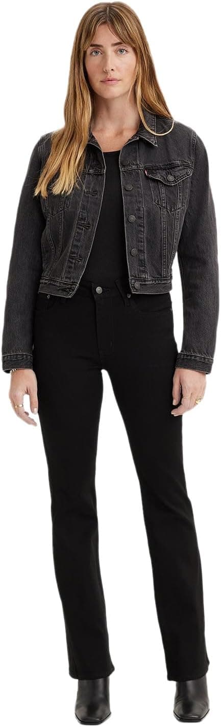 شلوار جین زنانه Levi's کمر بلند بوتکات مدل 725 بسته ۱ عددی شلوار جین زنانه Levi's کمر بلند بوتکات مدل 725 بسته ۱ عددی