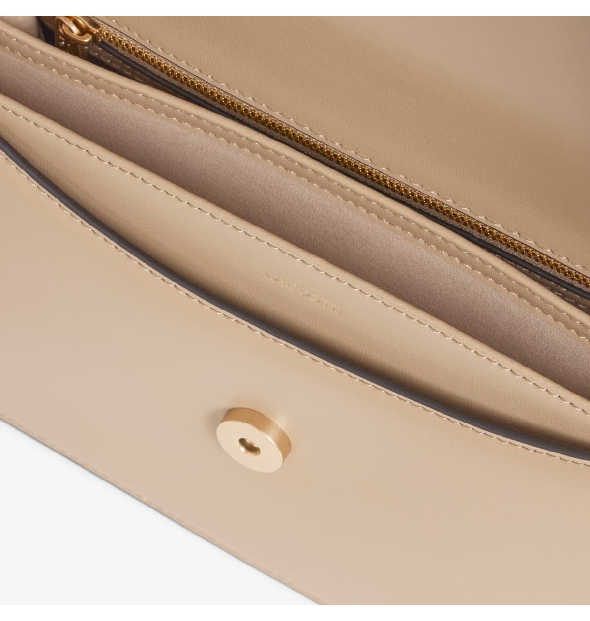 کیف دوشی زنانه Lacoste چرم بژ Tennis Bliss کیف دوشی زنانه Lacoste چرم بژ Tennis Bliss