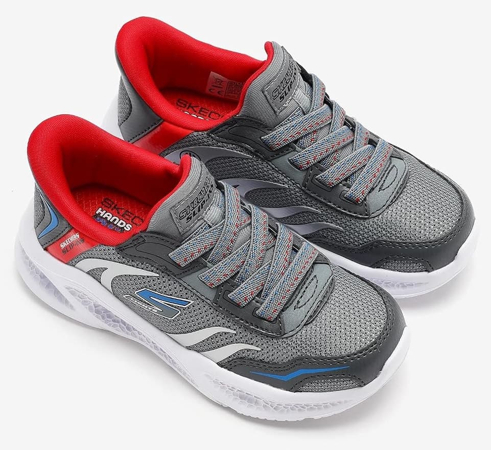 کفش ورزشی پسرانه Skechers با چراغ خاکستری مدل METEOR-LIGHTS - BRISK-BEAMS کفش ورزشی پسرانه Skechers با چراغ خاکستری مدل METEOR-LIGHTS - BRISK-BEAMS