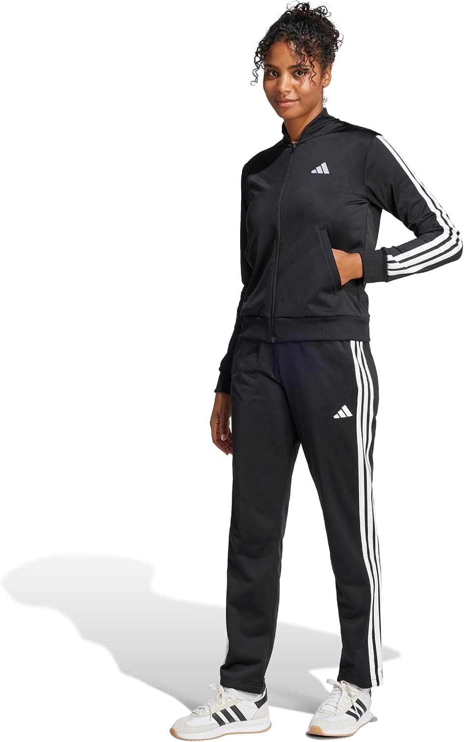ست گرمکن زنانه adidas Essentials 3 Stripes ست گرمکن زنانه adidas Essentials 3 Stripes