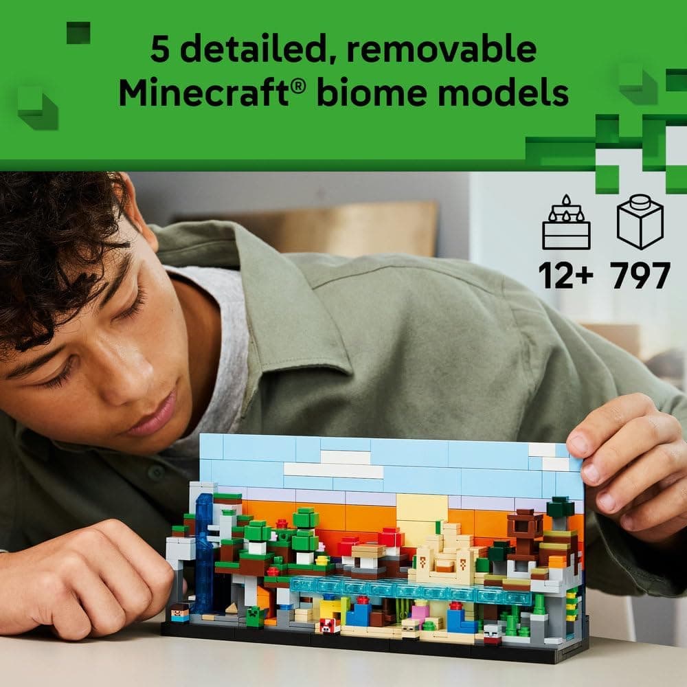 لگو مدل Minecraft Mini Biomes 21589 لگو مدل Minecraft Mini Biomes 21589