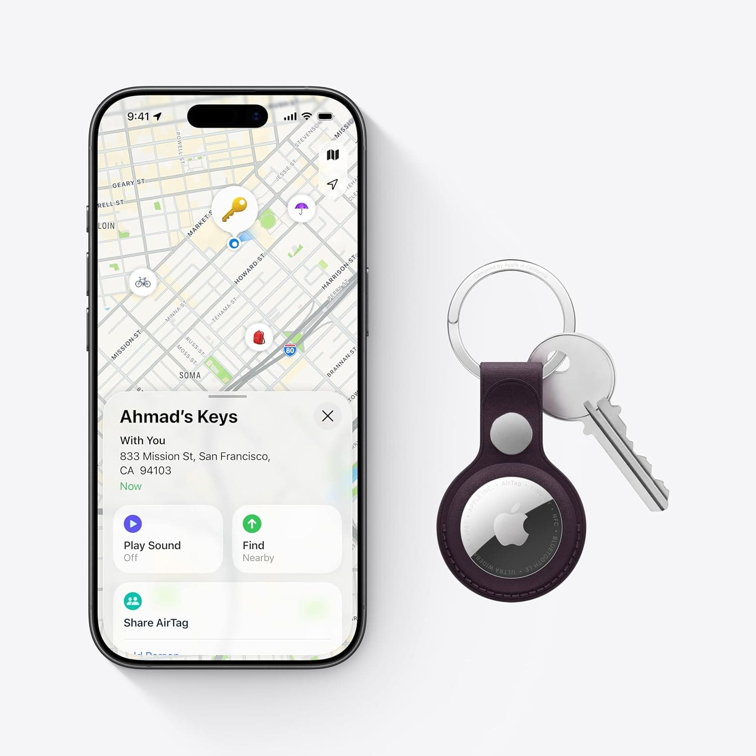 ردیاب Apple AirTag نسل دوم ردیاب Apple AirTag نسل دوم