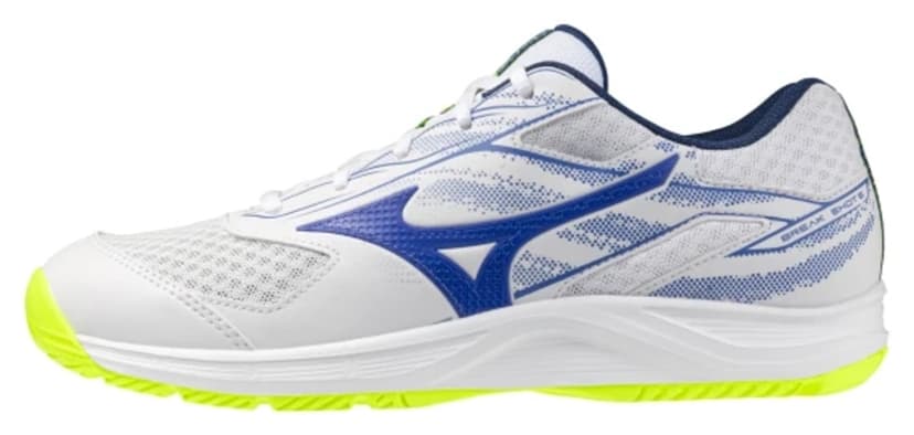 کفش تنیس یونیسکس Mizuno سفید / آبی مدل Break Shot 5 AC کفش تنیس یونیسکس Mizuno سفید / آبی مدل Break Shot 5 AC