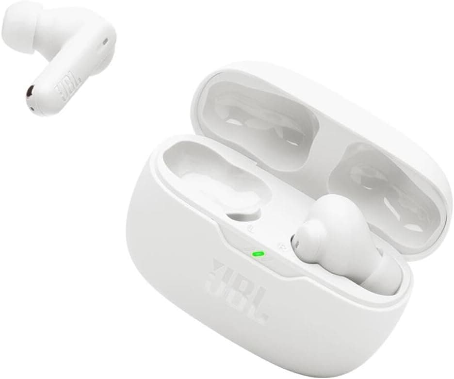 ایرباد بیسیم داخلگوشی JBL مدل Vibe Beam2 سفید ایرباد بیسیم داخلگوشی JBL مدل Vibe Beam2 سفید