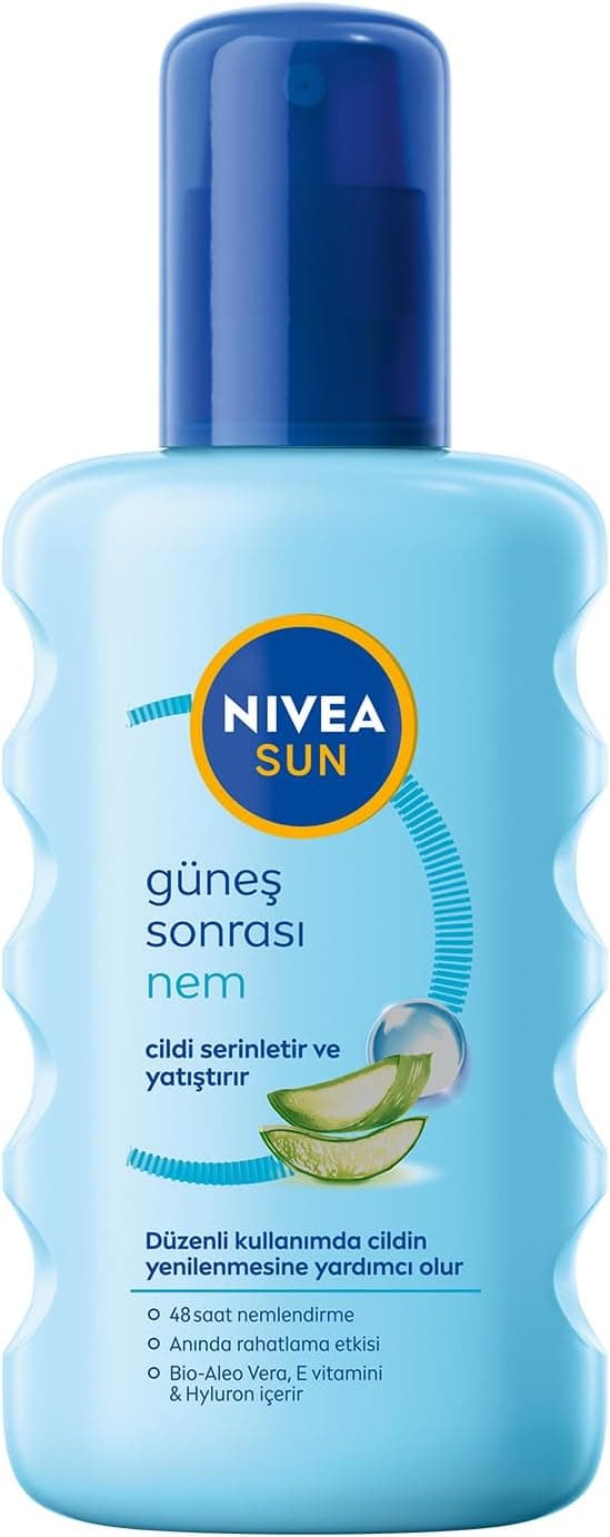 اسپری بدن خنککننده پس از آفتاب NIVEA SUN آلوئه ورا 200ml اسپری بدن خنککننده پس از آفتاب NIVEA SUN آلوئه ورا 200ml