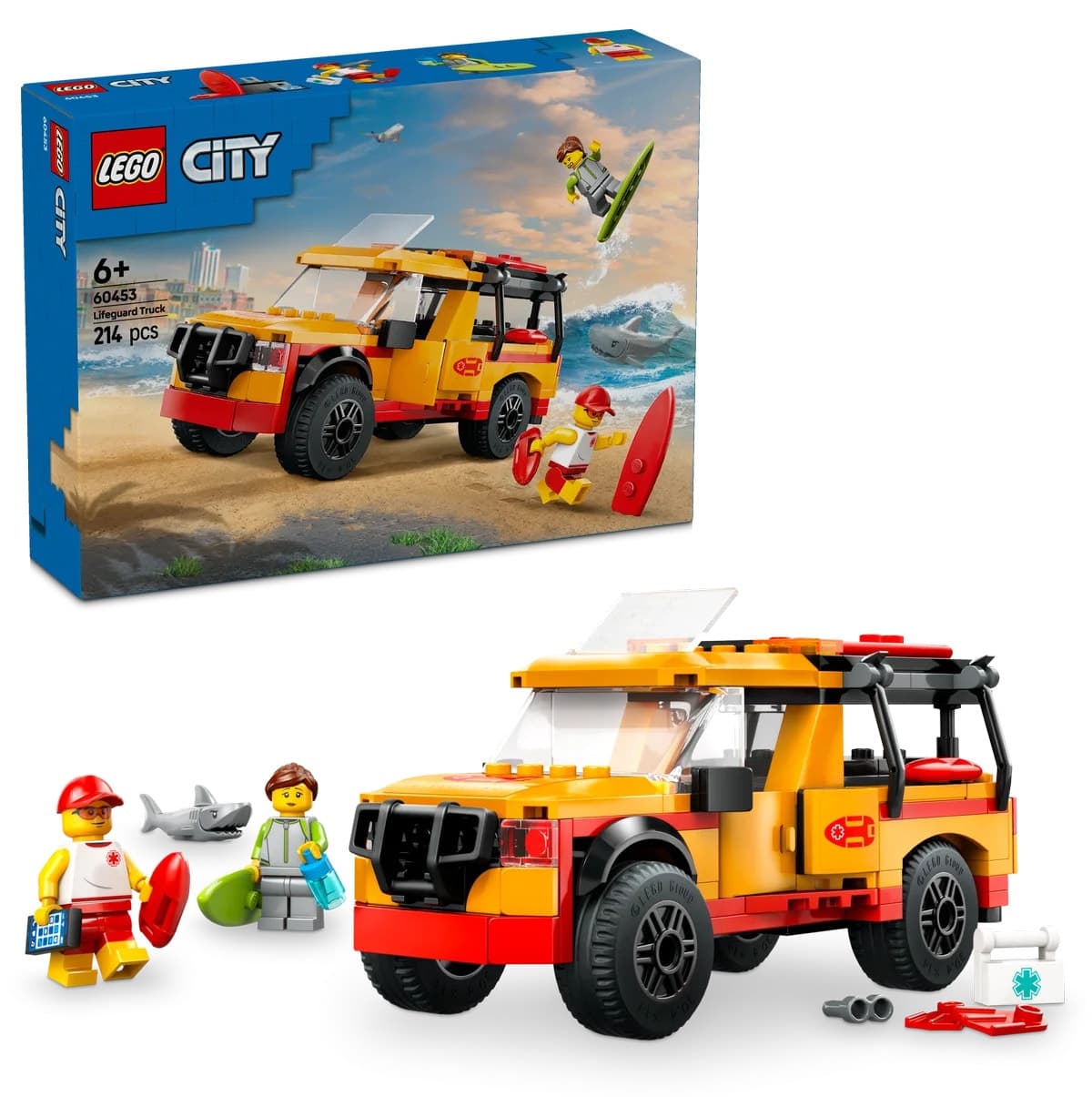 لگو City کامیونت نجات غریق مدل 60453 214P لگو City کامیونت نجات غریق مدل 60453 214P