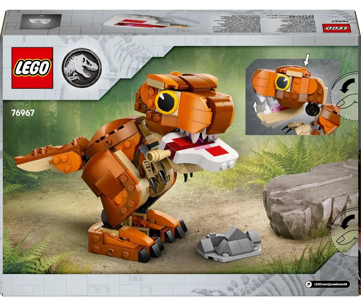 لگو Jurassic World مدل Küçük Eatie T. rex 76967 با 317 قطعه لگو Jurassic World مدل Küçük Eatie T. rex 76967 با 317 قطعه