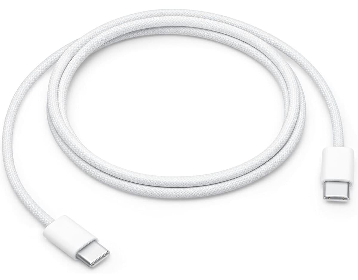 کابل شارژ Apple با توان 60 وات USB-C طول 1M مدل MW493ZM/A کابل شارژ Apple با توان 60 وات USB-C طول 1M مدل MW493ZM/A