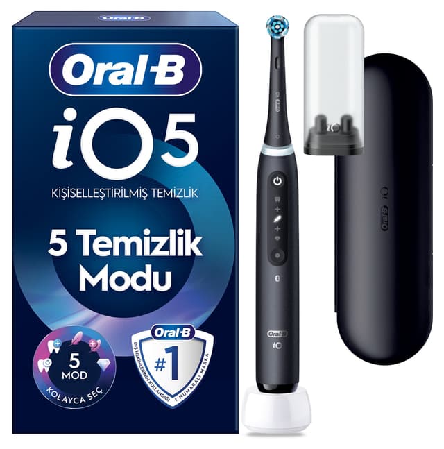 مسواک برقی Oral-B مدل iO5 با 1 سری، باتری بادوام و کیف مسافرتی مسواک برقی Oral-B مدل iO5 با 1 سری، باتری بادوام و کیف مسافرتی
