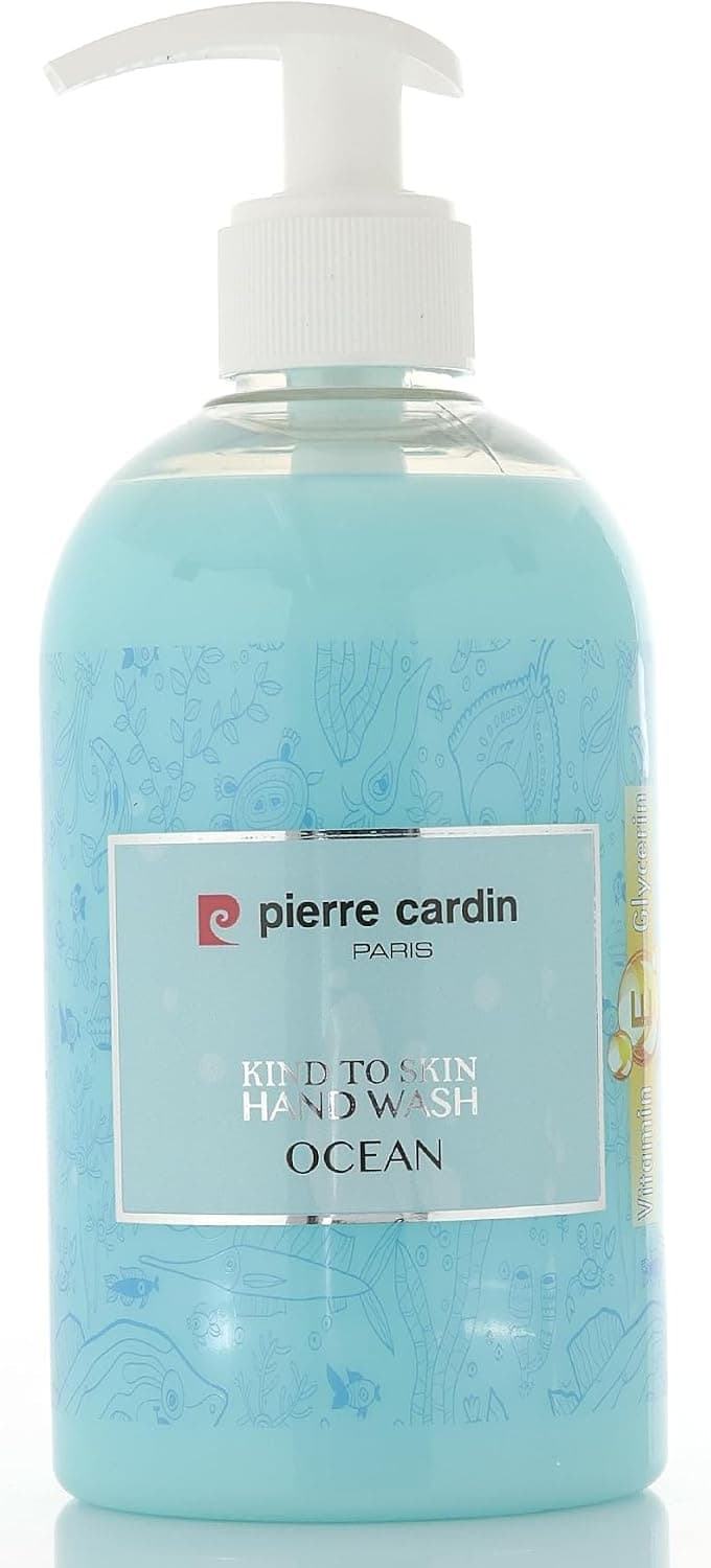 صابون مایع دست Pierre Cardin Kind to Skin رایحه اقیانوس ویتامین E 480ml صابون مایع دست Pierre Cardin Kind to Skin رایحه اقیانوس ویتامین E 480ml