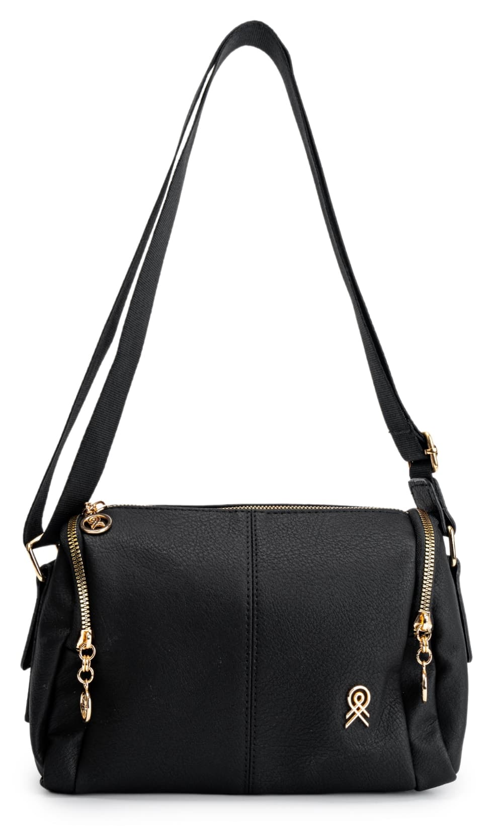 کیف دوشی زنانه minebag چرم مصنوعی مشکی کیف دوشی زنانه minebag چرم مصنوعی مشکی