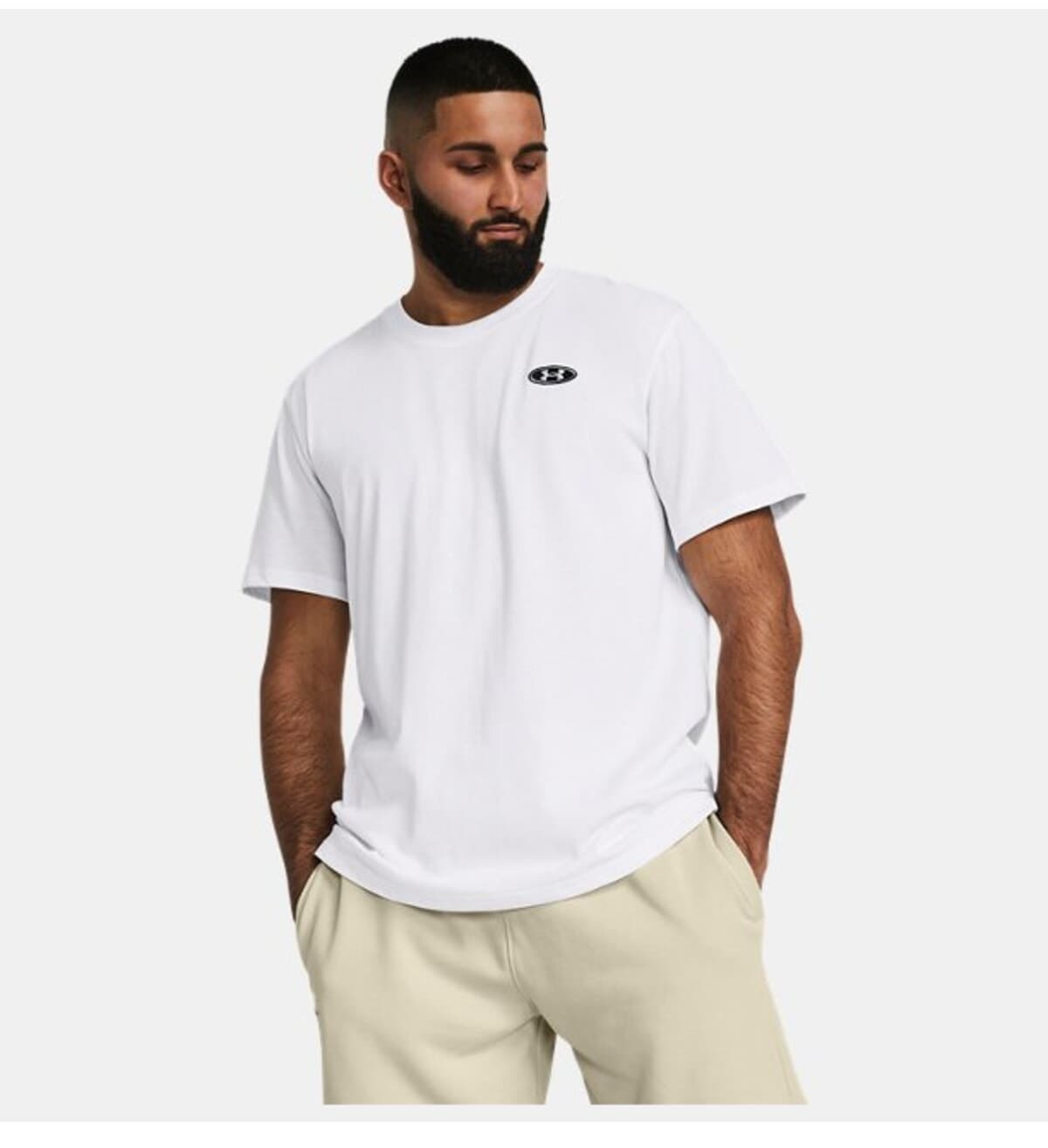 تیشرت مردانه Under Armour آستین کوتاه UA Heavyweight Left Chest PATCH مدل 1382902-100 تیشرت مردانه Under Armour آستین کوتاه UA Heavyweight Left Chest PATCH مدل 1382902-100