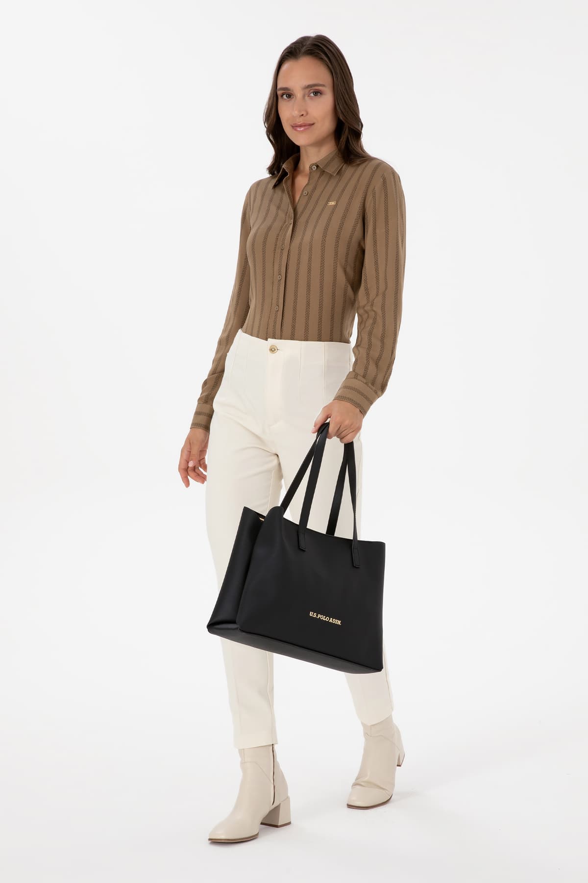 کیف دستی زنانه U.S. Polo Assn. مشکی مدل 50317822-VR046 کیف دستی زنانه U.S. Polo Assn. مشکی مدل 50317822-VR046