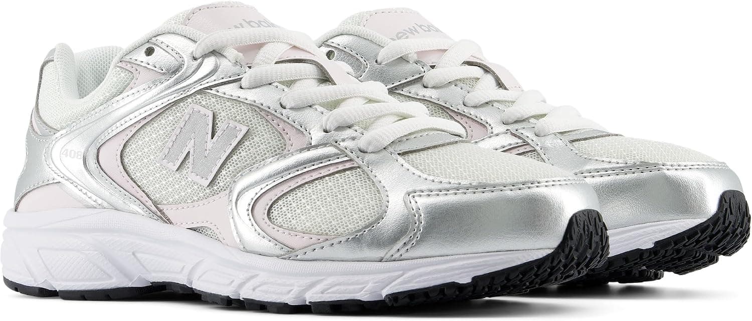 کفش New Balance مدل 408 نقرهای متالیک/صورتی سایز 37 EU کفش New Balance مدل 408 نقرهای متالیک/صورتی سایز 37 EU