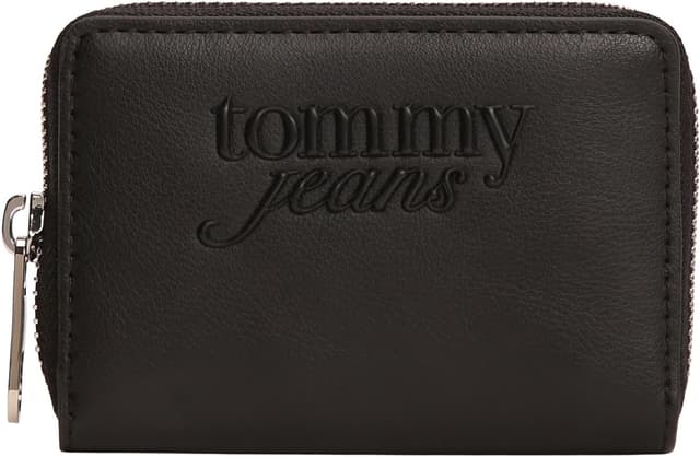 کیف پول زنانه Tommy Jeans زیپ دار مشکی مدل TJW MUST SMALL ZA OS کیف پول زنانه Tommy Jeans زیپ دار مشکی مدل TJW MUST SMALL ZA OS