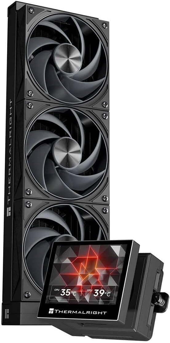 خنککننده مایع پردازنده سازگار با Intel-AMD Thermalright مشکی 360mm مدل Stream Vision 360 خنککننده مایع پردازنده سازگار با Intel-AMD Thermalright مشکی 360mm مدل Stream Vision 360