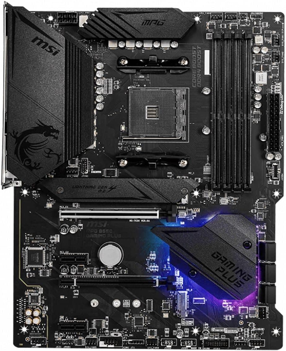 مادربورد گیمینگ MSI سوکت AMD AM4 مدل MPG B550 Gaming Plus 7C56-003R مادربورد گیمینگ MSI سوکت AMD AM4 مدل MPG B550 Gaming Plus 7C56-003R