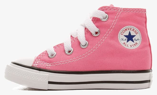 کتانی Converse Chuck Taylor All Star Hi صورتی کمرنگ کتانی Converse Chuck Taylor All Star Hi صورتی کمرنگ