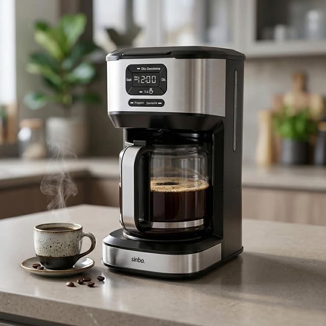 دستگاه قهوهساز Sinbo فیلتردار اتوماتیک 14 فنجان 1.8L مدل SCM-9042 دستگاه قهوهساز Sinbo فیلتردار اتوماتیک 14 فنجان 1.8L مدل SCM-9042