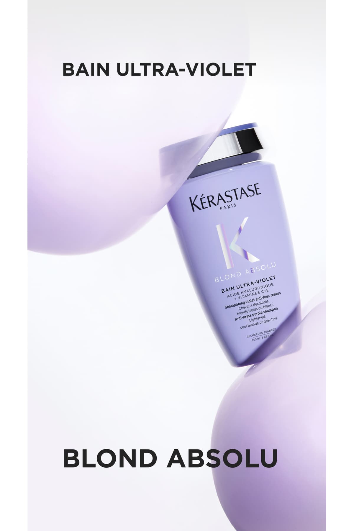 شامپو Kerastase Blond Absolu Bain Ultra-Violet خنثیکننده تناژ نارنجی 250 ml شامپو Kerastase Blond Absolu Bain Ultra-Violet خنثیکننده تناژ نارنجی 250 ml