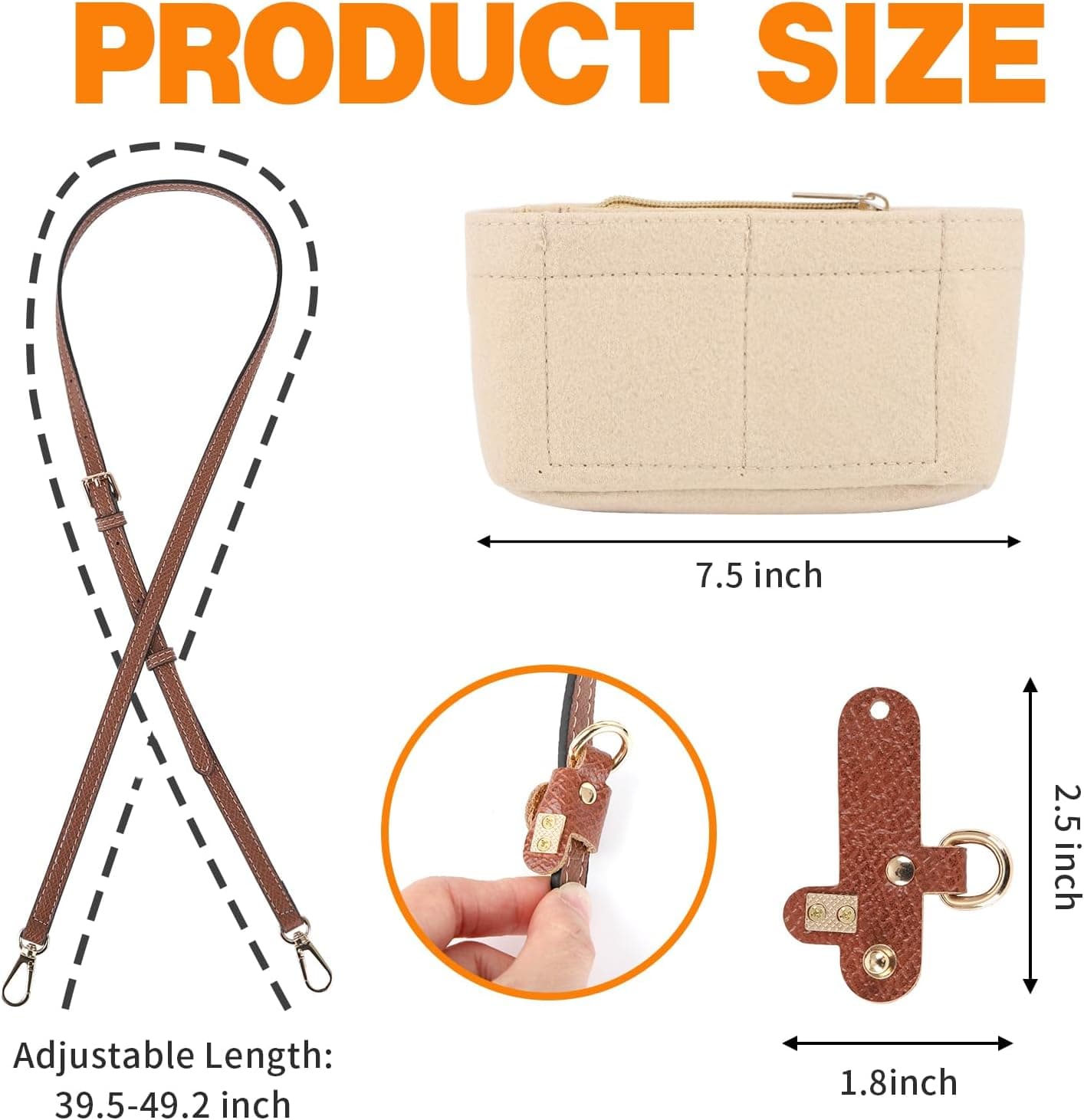 ست بند شانه و نظمدهنده کیف Longchamp LMTNNB، نمدی چندجیب تاشو با بند قابلتنظیم بدون پانچ ست بند شانه و نظمدهنده کیف Longchamp LMTNNB، نمدی چندجیب تاشو با بند قابلتنظیم بدون پانچ