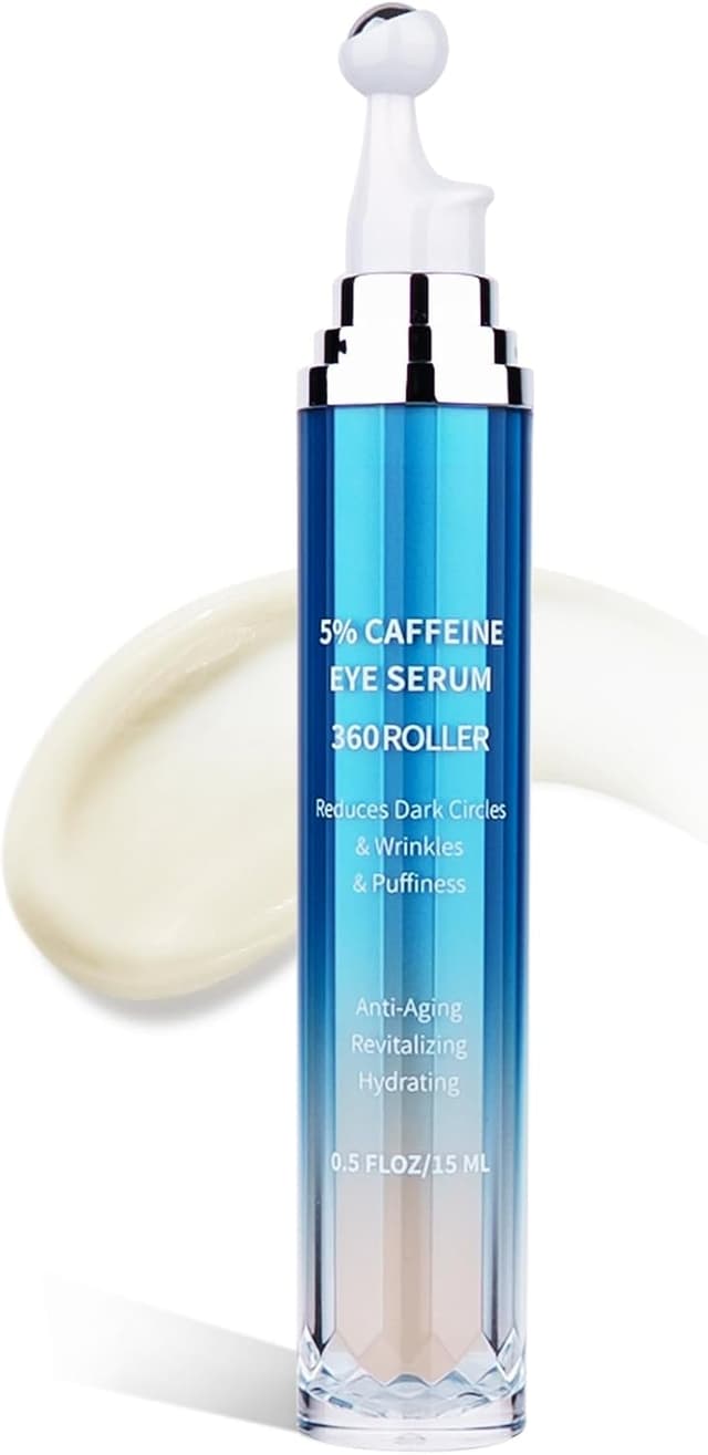 سرم دور چشم VRAIKO کافئین 5% رتینول 8% غلتک سه بعدی 0.5 fl oz سرم دور چشم VRAIKO کافئین 5% رتینول 8% غلتک سه بعدی 0.5 fl oz