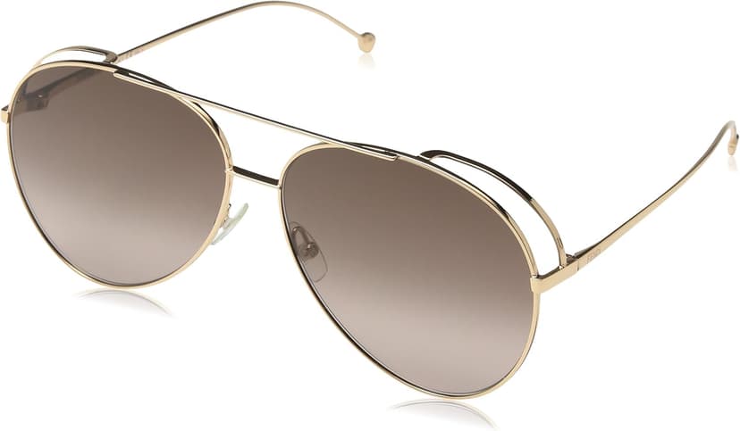 عینک آفتابی زنانه Fendi مدل FF 0286/S HA DDB طلایی مسی 63 عینک آفتابی زنانه Fendi مدل FF 0286/S HA DDB طلایی مسی 63