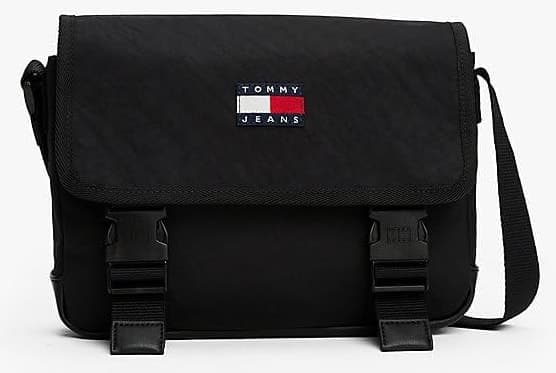 کیف پستچی مردانه Tommy Jeans مشکی مدل AM0AM13326 کیف پستچی مردانه Tommy Jeans مشکی مدل AM0AM13326