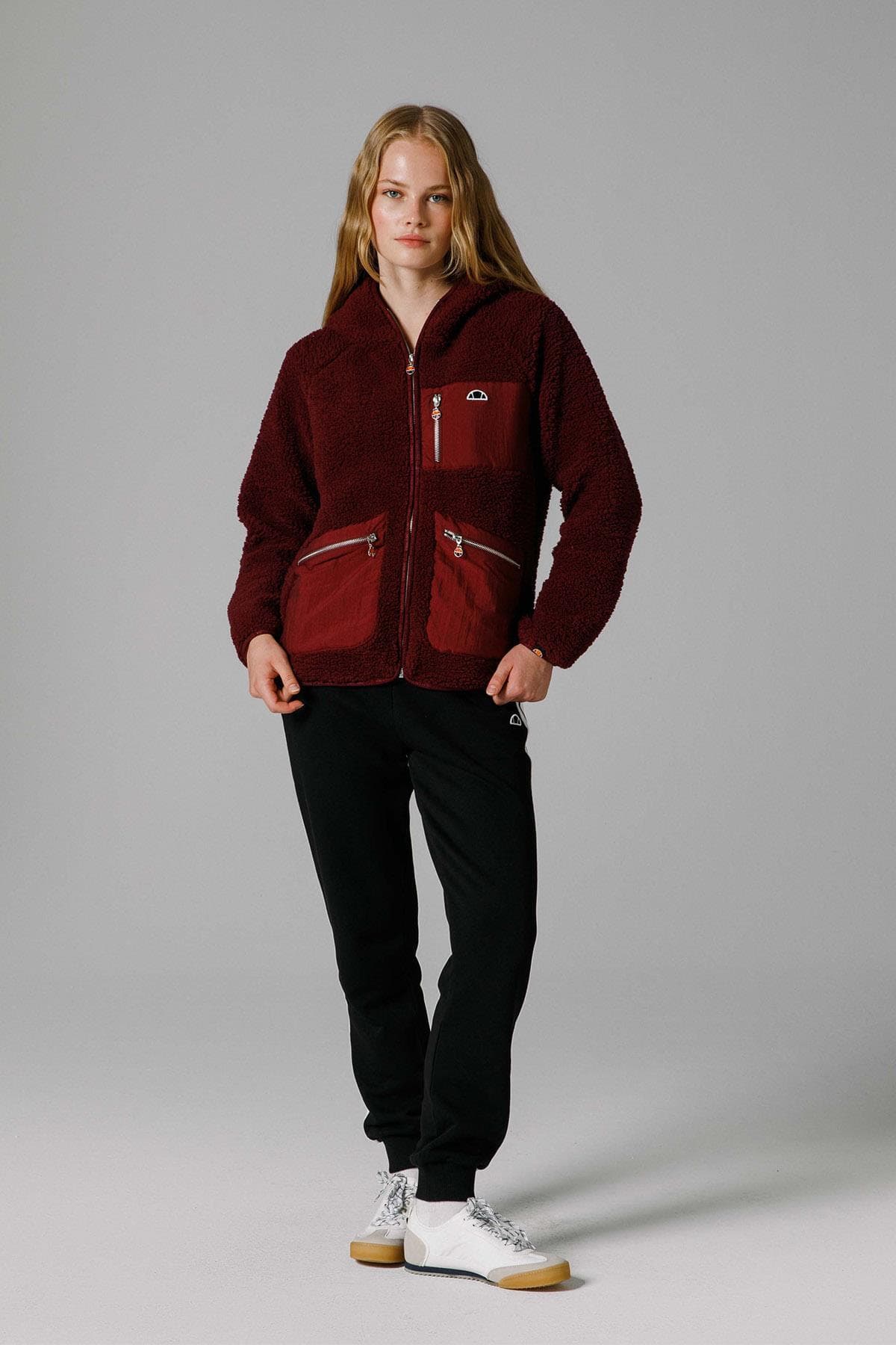 کاپشن زنانه Ellesse زیپدار کلاهدار مدل EF169-BRD کاپشن زنانه Ellesse زیپدار کلاهدار مدل EF169-BRD