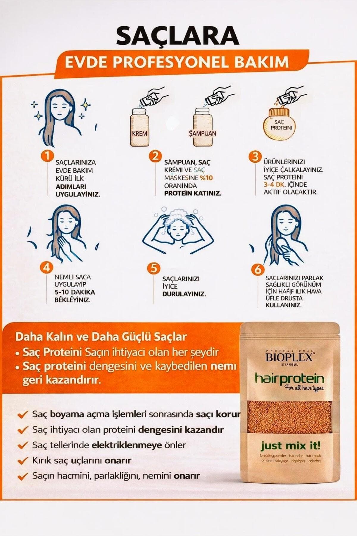 پروتئین مو BIOPLEX برای مقابله با آسیبهای دکلره و رنگ مو 100gr پروتئین مو BIOPLEX برای مقابله با آسیبهای دکلره و رنگ مو 100gr