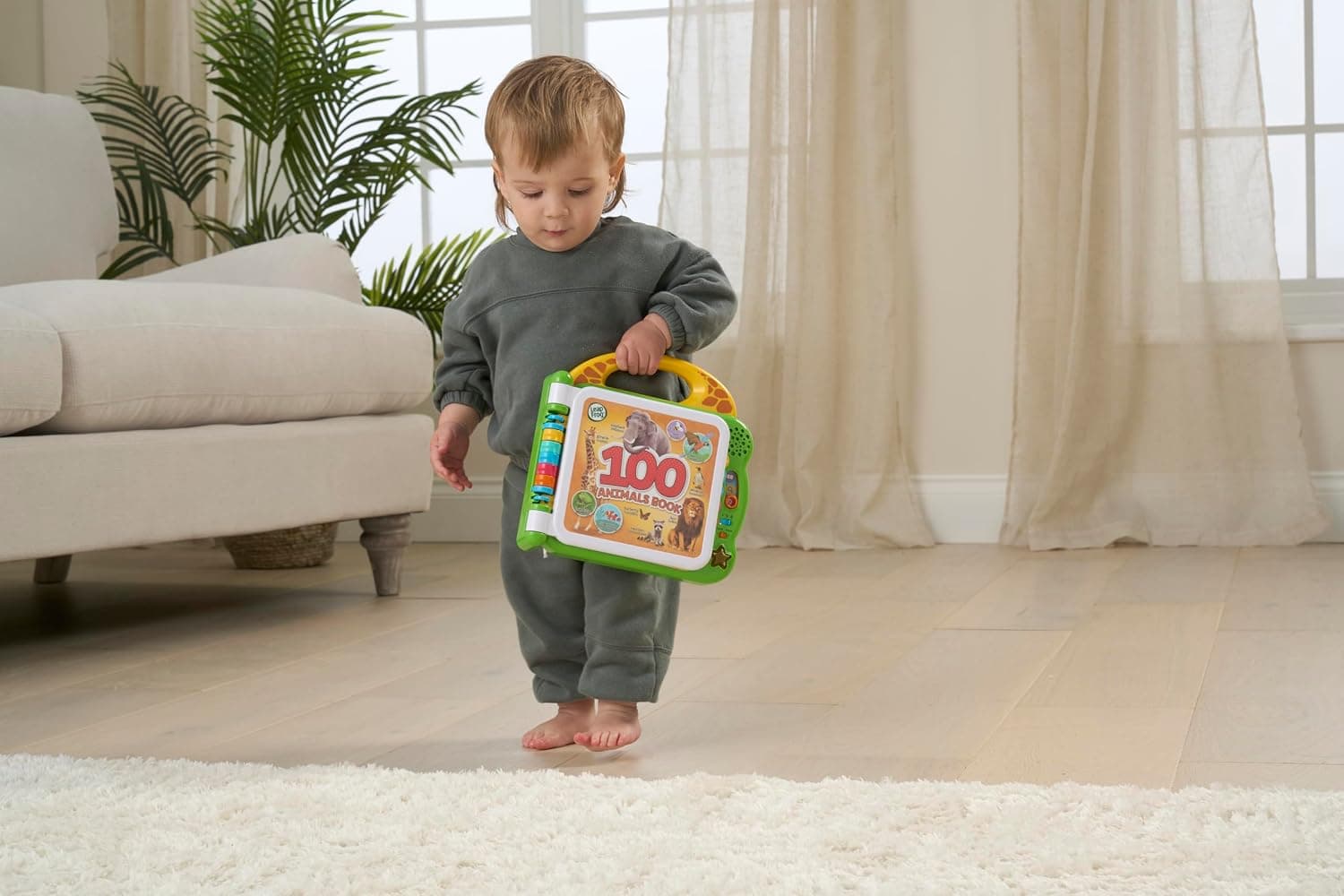 کتاب کودک LeapFrog با صدای حیوانات و رنگها مدل 100 Animals کتاب کودک LeapFrog با صدای حیوانات و رنگها مدل 100 Animals