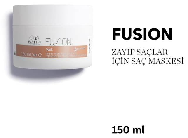 ماسک مو برای موهای آسیبدیده Wella Professionals ترمیم عمیق Fusion 150 ML ماسک مو برای موهای آسیبدیده Wella Professionals ترمیم عمیق Fusion 150 ML