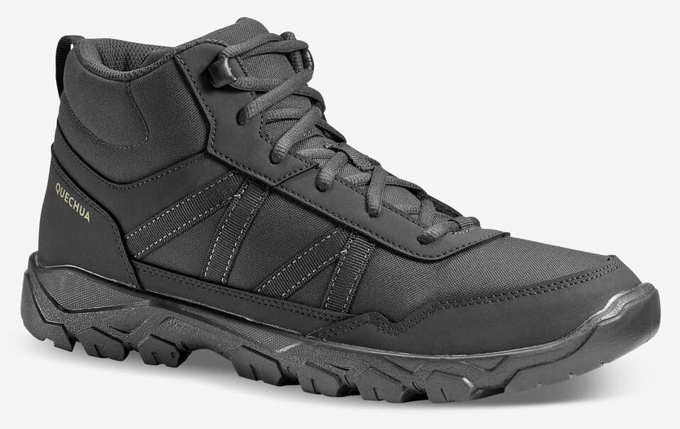 بوت اوتدور مردانه Decathlon Quechua مشکی مدل NH100 بوت اوتدور مردانه Decathlon Quechua مشکی مدل NH100